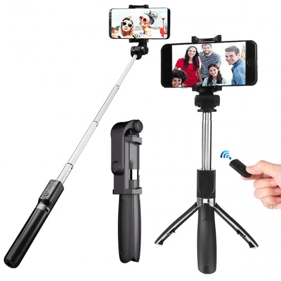 L01 bluetooth Remote Control Selfie Stick Tripod for 3.5-6.2inch Smartphones
