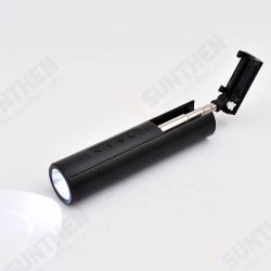 Portable 4 In 1 LED Flashlight bluetooth Speaker Selfie Stick With Power Bank Support TF Card for Sport Phone