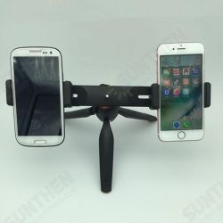 S28 Universal Dual Position Mini Metal Desktop Multi-function Tripod Bracket for Mobile Phone Live bracket S28 Universal Dual Position Mini Metal Desktop Multi-function Tripod Bracket for Mobile Phone Live bracket