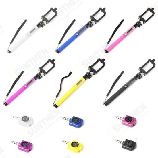 Solar Power Infrared Remote Handheld Selfie Stick Monopod For Cell Phone