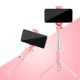 Stainless Steel All-in-one Portable Selfie Stick bluetooth Remote Control Foldable Tripod for Live Broadcast