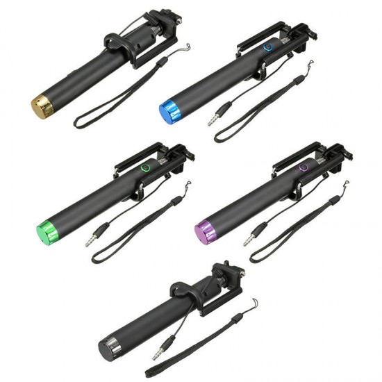 Universal Extendable Handheld Remote Selfie Stick for iOS Samsung Android HTC