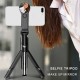 XT13S Portable bluetooth Extendable Selfie Stick Tripod With Adjustable Fill Light For Universal Mobile Phone