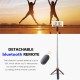 Y9 All-in-One bluetooth Selfie Stick Mini Desktop Tripod Monopod 180 Rotation Foldable Selfie Sticks for Mobile Phones