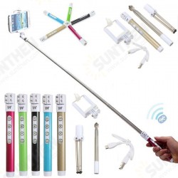 bluetooth Wireless Remote Extendable Handheld Monopod Tripod bluetooth Wireless Remote Extendable Handheld Monopod Tripod