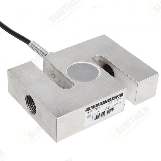 100kg-3T Strain Gauge Pressure Sensor S Load Cell Electronic Scale Sensor Weighing Sensor