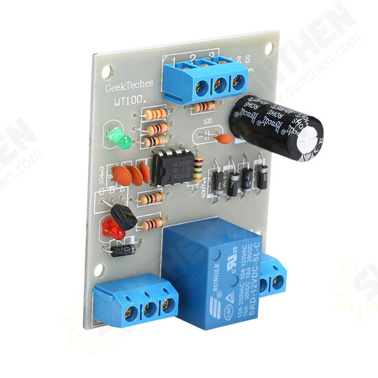 12V Automatic Water Liquid Level Controller Sensor Module Water Level Detection Sensor Pumping Drainage Protection Circuit Board