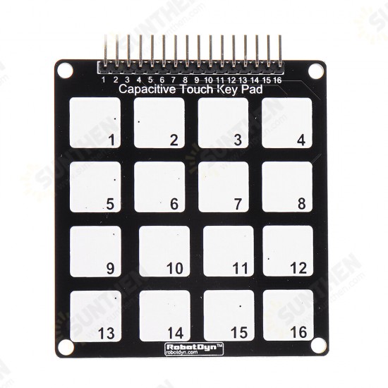 16 Keys Capacitive Touch Key Pad Module Keyboard