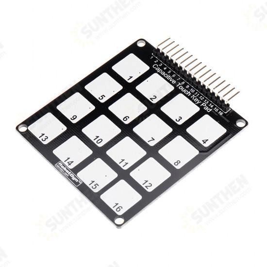 16 Keys Capacitive Touch Key Pad Module Keyboard