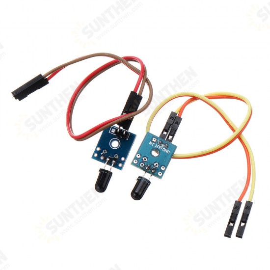 2 Channel Flame Sensor Relay Module Alarm Flame Flare Detection Module 12V DC