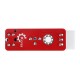 2Pcs Brick Grayscale Sensor(Pad hole) Anti-reverse Plug White Terminal TCRT5000 Sensor Module