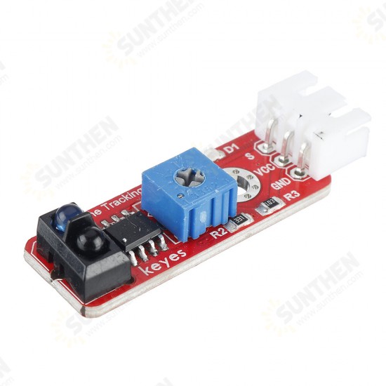 3Pcs Brick Grayscale Sensor(Pad hole) Anti-reverse Plug White Terminal TCRT5000 Sensor Module 3Pcs Brick Grayscale Sensor(Pad hole) Anti-reverse Plug White Terminal TCRT5000 Sensor Module