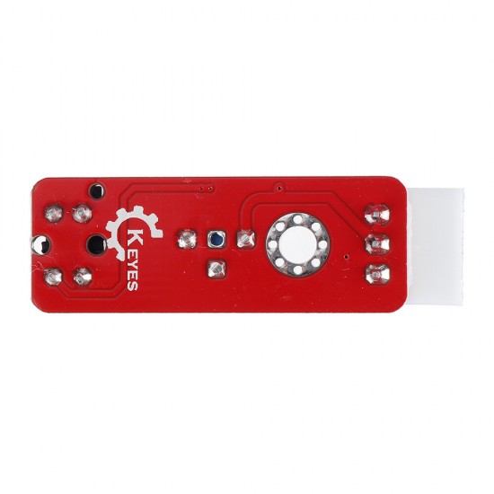 3Pcs Brick Grayscale Sensor(Pad hole) Anti-reverse Plug White Terminal TCRT5000 Sensor Module