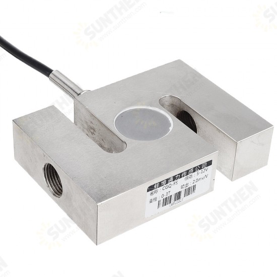 3T Strain Gauge Pressure Sensor S Load Cell Electronic Scale Sensor Weighing Sensor