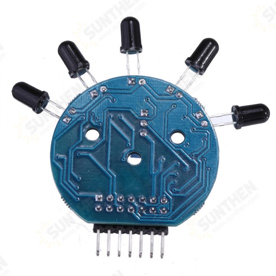 5 Channel Flame Sensor Module Analog Dgital Dual Output Fire Extinguishing Robot Flame Alarm System Module