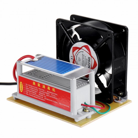 AC220 Ozone Generator (3.5g 7g 10g 15g) Integrated Ozone Generator with Fan Machine