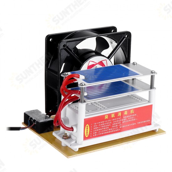 AC220 Ozone Generator (3.5g 7g 10g 15g) Integrated Ozone Generator with Fan Machine AC220 Ozone Generator (3.5g 7g 10g 15g) Integrated Ozone Generator with Fan Machine