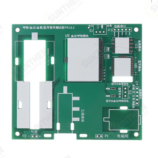 Auxiliary Test Circuit Board PCB Module for Respiratory Blood Pressure Blood Oxygen Module Support bluetooth RESP NIBP SPO2