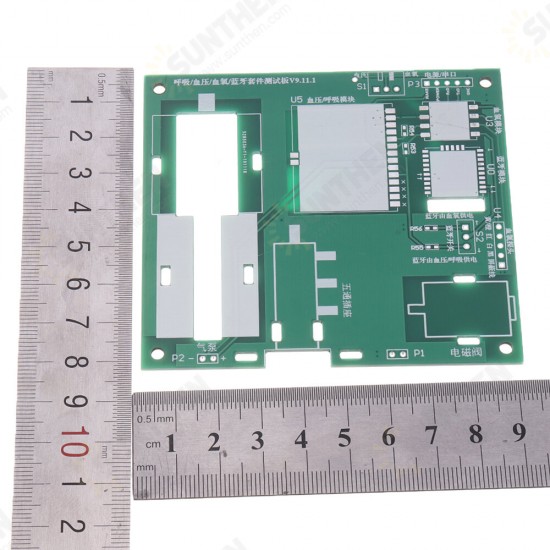 Auxiliary Test Circuit Board PCB Module for Respiratory Blood Pressure Blood Oxygen Module Support bluetooth RESP NIBP SPO2