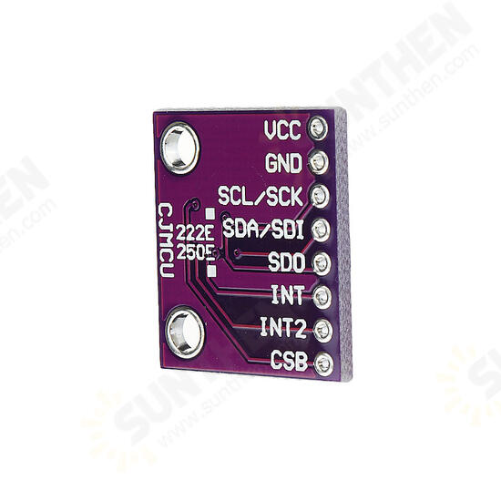 CJMCU-250E BMA250E Sensor Module Three-axis Low G Acceleration Sensor Triaxial Accelerometer SPI IIC Interface