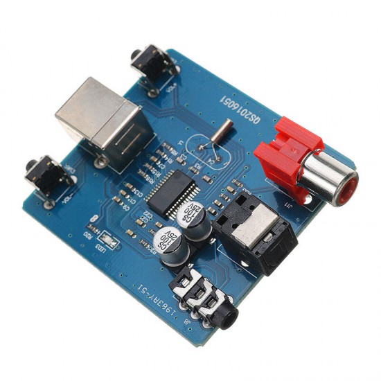 Decoder PCM2704 USB To S/PDIF Sound Card Board 3.5mm Analog Output Coaxial HiFi Module