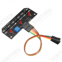 DC 5V 3 Channel Infrared Line Tracker Sensor Module Trio Output TCRT5000 Sensor 10mm Distance For Robot Kit AVR/ARM/PIC DC 5V 3 Channel Infrared Line Tracker Sensor Module Trio Output TCRT5000 Sensor 10mm Distance For Robot Kit AVR/ARM/PIC