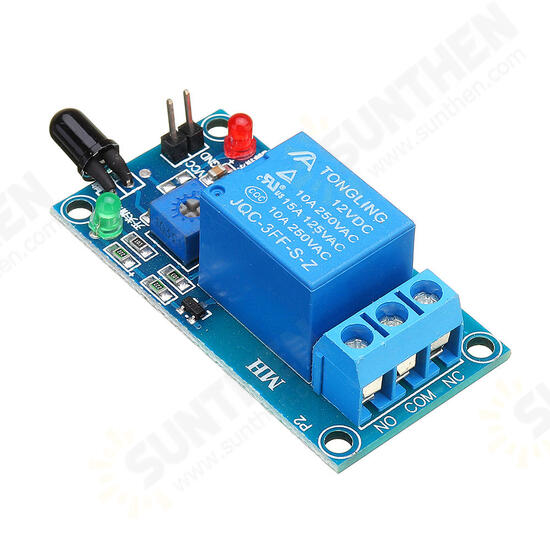 Flame Flare Detection Sensor Module 12V Infrared Receiver Module for Arduino - products that work with official Arduino boards