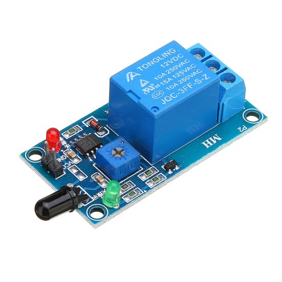 Flame Flare Detection Sensor Module 12V Infrared Receiver Module for Arduino - products that work with official Arduino boards