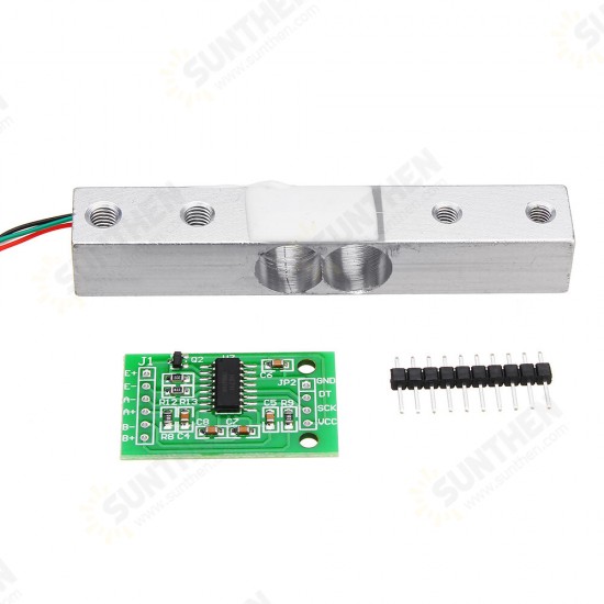 HX711 24bit AD Module + 1kg Aluminum Alloy Scale Weighing Sensor Switch Load Cell Kit