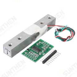 HX711 Module + 20kg Aluminum Alloy Scale Weighing Sensor Load Cell Kit HX711 Module + 20kg Aluminum Alloy Scale Weighing Sensor Load Cell Kit