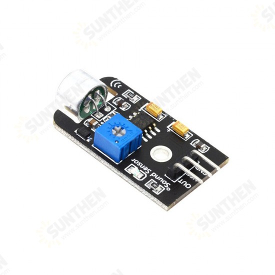 High-sensitivity Microphone Sound Sensor Module Analog Output to Detect Sound Level Electronic Building Block