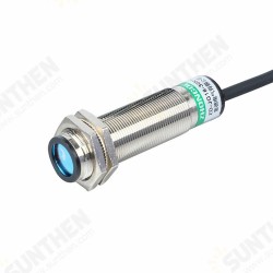 Inductive Proximity Switch Sensor ZD-JG18-30 DC/AC NPN PNP NO NC 30MM DC 6-36V Laser Diffuse Reflection Photoelectric Switch Inductive Proximity Switch Sensor ZD-JG18-30 DC/AC NPN PNP NO NC 30MM DC 6-36V Laser Diffuse Reflection Photoelectric Switch