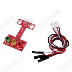 Brick LED Emitting Traffic Light Module(pad hole) Anti-reverse Plug White Terminal Brick LED Emitting Traffic Light Module(pad hole) Anti-reverse Plug White Terminal