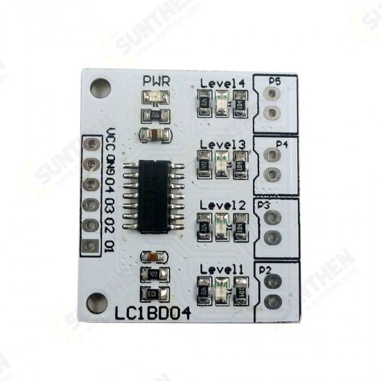 LC1BD04 DC5V 4 Digital Water Level Indicator Board Water Tower Liquid Level Sensor Controller Module Support for UNO/NANO