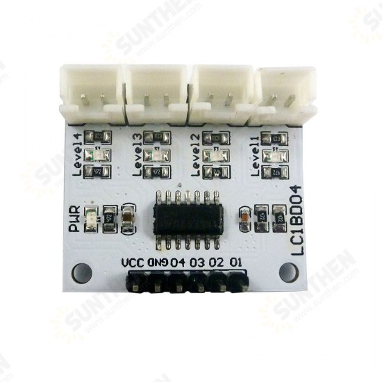 LC1BD04 DC5V 4 Digital Water Level Indicator Board Water Tower Liquid Level Sensor Controller Module Support for UNO/NANO