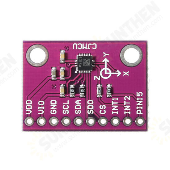 LSM6DS33TR 3-Axis Accelerometer + 3-Axis Gyroscope 6-Axis Inertial Angle Sensor 6DOF Module