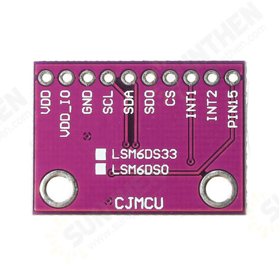 LSM6DS33TR 3-Axis Accelerometer + 3-Axis Gyroscope 6-Axis Inertial Angle Sensor 6DOF Module