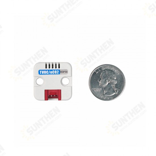 TVOC/eCO2 Gas Unit (SGP30) Digital Multi-Pixel Gas Sensor Unit Air Quality Monitoring eCO2 Concentration Module TVOC/eCO2 Gas Unit (SGP30) Digital Multi-Pixel Gas Sensor Unit Air Quality Monitoring eCO2 Concentration Module
