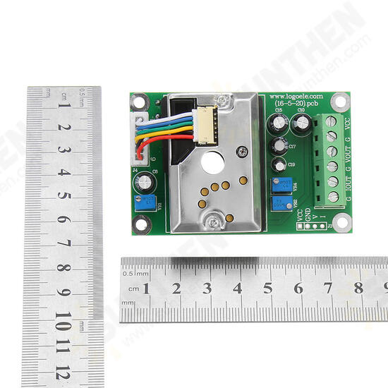 PM2.5 Detecting Dust Transmitter High Precision Dust Sensor Module Dust Concentration 0-10V 4-20mA Output