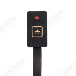 Single Button GPS Membrane Sensor Switch 1 Button with Light MCU Extended Keyboard PVC Panel DIY Accessories Single Button GPS Membrane Sensor Switch 1 Button with Light MCU Extended Keyboard PVC Panel DIY Accessories