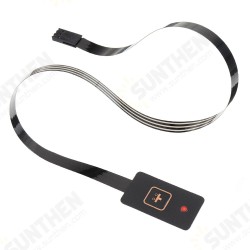 Single Button GPS Membrane Sensor Switch 1 Button with Light MCU Extended Keyboard PVC Panel DIY Accessories Single Button GPS Membrane Sensor Switch 1 Button with Light MCU Extended Keyboard PVC Panel DIY Accessories