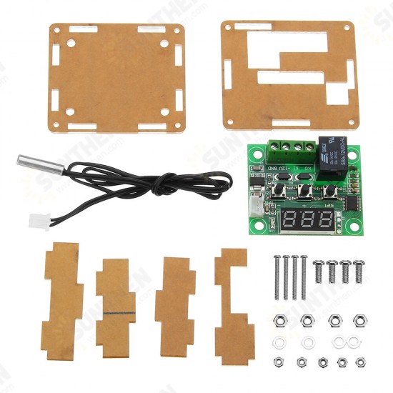 XH-W1209 DC 12V Thermostat Temperature Control Switch Thermometer Controller With Digital LED Displa