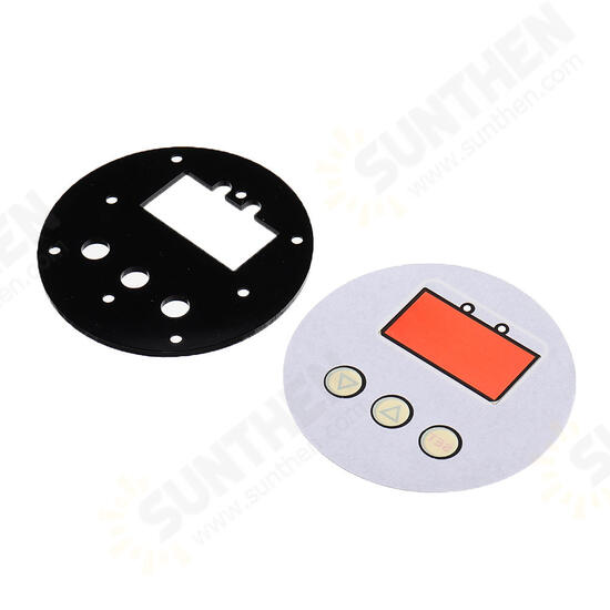 XH-W1818 High Precision Microcomputer Temperature Controller Circular Digital Display Embedded Thermostat