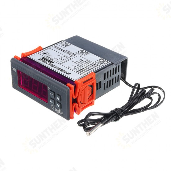 XH-W2023 PID Temperature Controller Solid State Output 0.1 Precision Temperature Control Switch Automatic Thermostat Controller