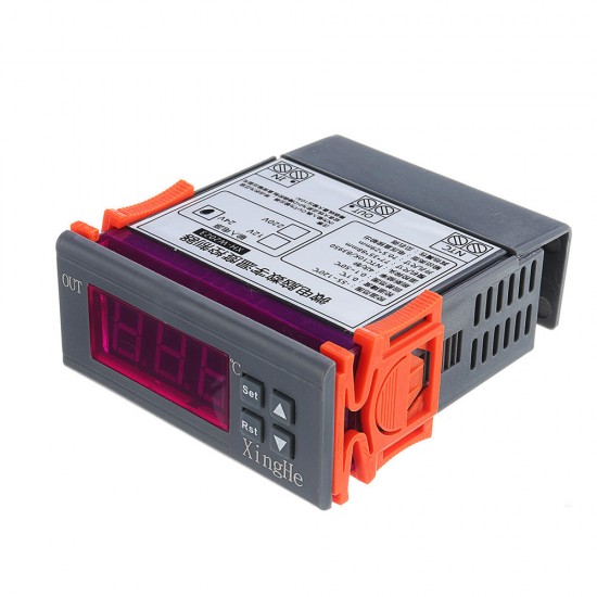 XH-W2023 PID Temperature Controller Solid State Output 0.1 Precision Temperature Control Switch Automatic Thermostat Controller