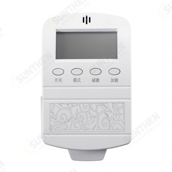 ZFX-W01 Carbon Crystal Plate Thermostat Socket Temperature Control Remote Control Switch Radiator Temperature Controller 2000W AC 220V