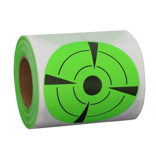 100pcs Roll Dia 7.5cm Shooting Target Stickers Adhesive Hunting Training Supplies