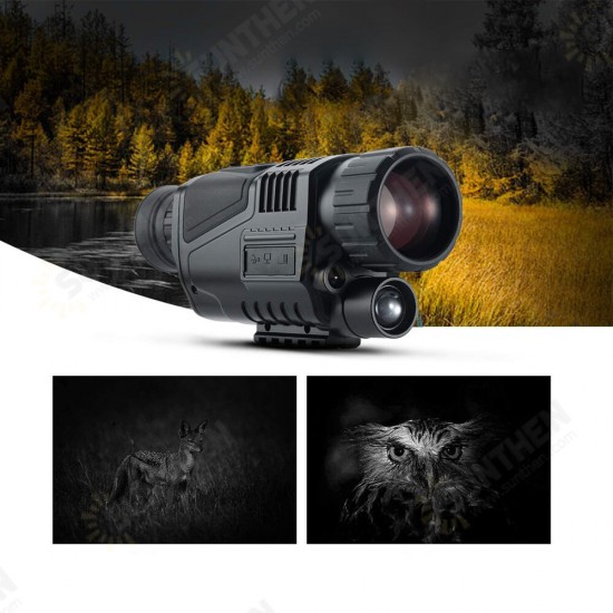 12MP Hunting Night Vision 5X 200M Infrared 32G TF Card Monocular Wildlife HD Digital Camera