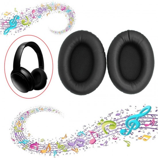 1Pair Replacement Ear Pads Foam Sponge Soft Hearing Protection Keep Out Noise Earmuff Cushions For QC2 QC25 QC35 QC15 AE2