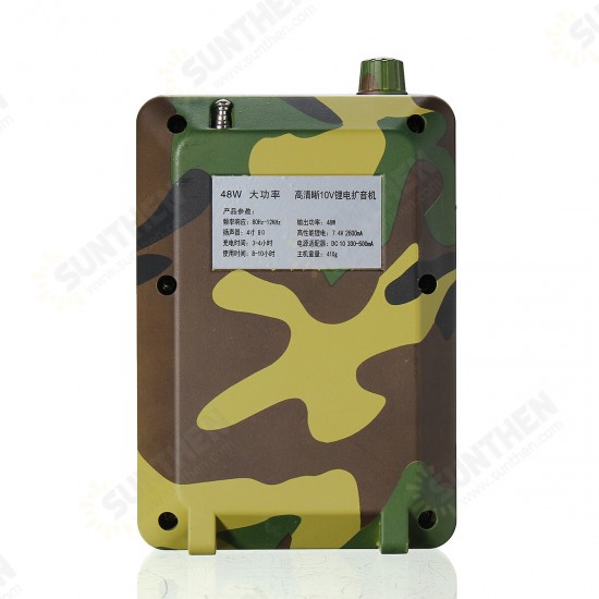 48W Remote Control Camouflage Electric Hunting Decoy Speaker MP3 Speaker Kit Hunting Decoy Calls Electronic Bird Caller